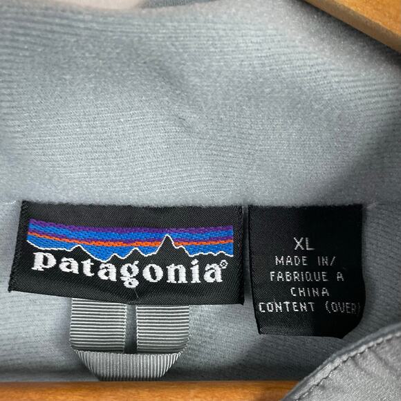 Patagonia Vintage Zephur Lightweight Softshell Light Zip Jacket Gray mens XL - Picture 9 of 12